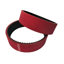 330H-75mm+10mm Red Rubber Coating Timing Belt