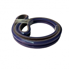 Extruded v-belts in polyurethane ( PU ) with felt PU v-belts with felt coating High-Quality Performance V-Belts with felt cover