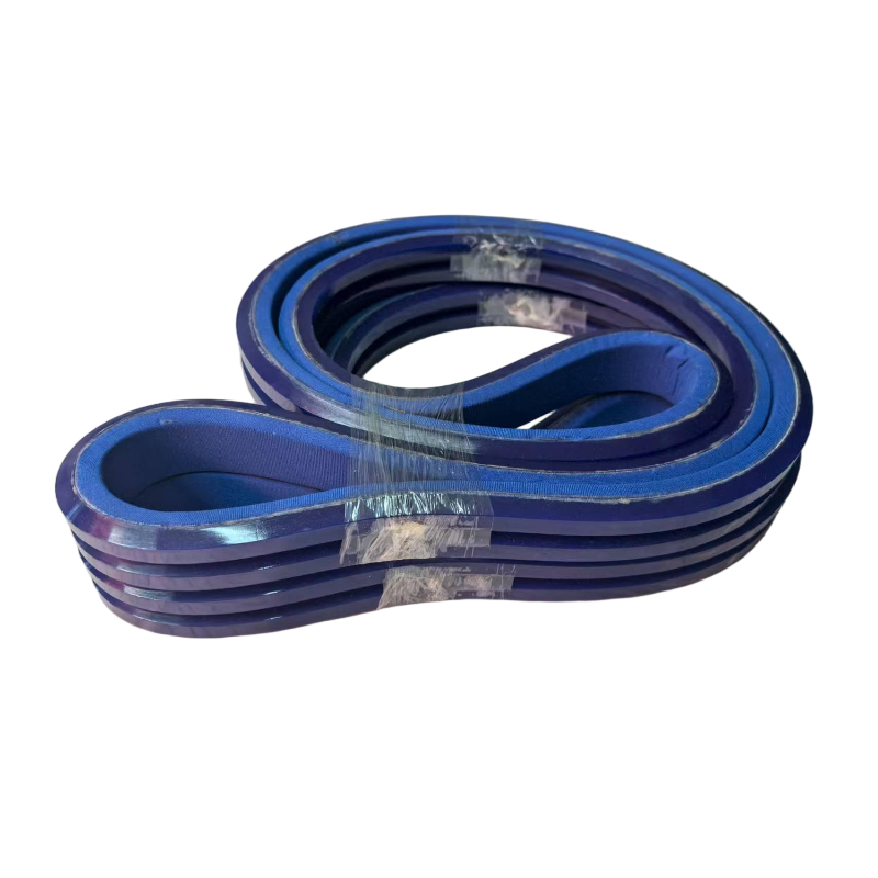 PU Super grip belt Polyurethane Reinforced V-belt with foam Double-row red polyurethane belt PU V-belts with self-adhesive double-belt Two A-type PU V-belts with spong A-type double row red polyurethane belt PU triangle belt