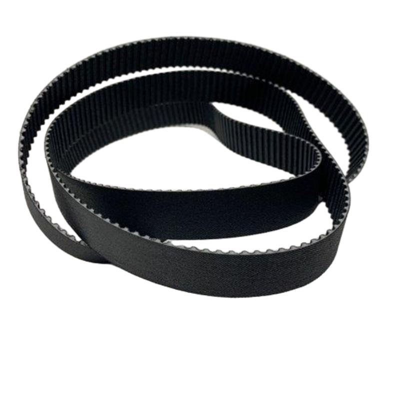 PU timing belt antistatic for automotive parts Timing belt 32AT10/2760 FLEX steel cord PU BLACK Antistatic PU timing belt with steel cord Antistatic PU timing belts for food packaging Black PU anti-static synchronous belts are suitable for circuit boards Black PU anti-static PU timing belt