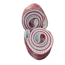 T20 PU Timing Belt 50-T20-4320 with 5mm Red Rough Texture Coating High Friction Non Slip Conveyor Synchronous Belt