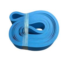 Double side blue wear-resistant cloth, non-slip, low noise, no scratch on goods, high toughness, flexible operation, suitable for various light-duty automatic conveying equipment.